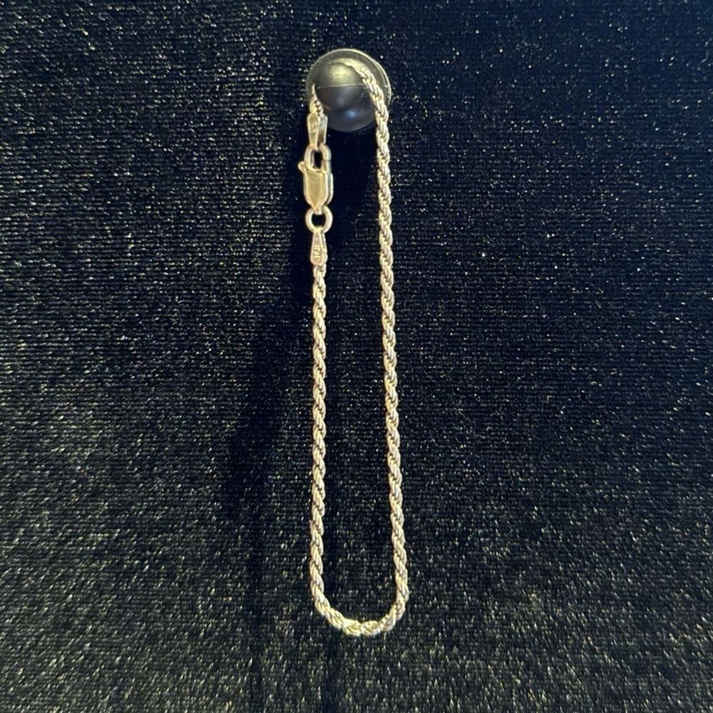 ⛱️🔥Silver Vintage Rope Chain Bracelet - OS